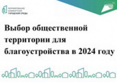 Выбор общественной территории для благоустройства в 2024